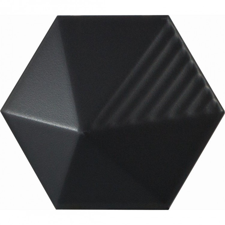 MAGICAL3 Umbrella Black Matt 12,4x10,7 cm EQUIPE płytka ceramiczna