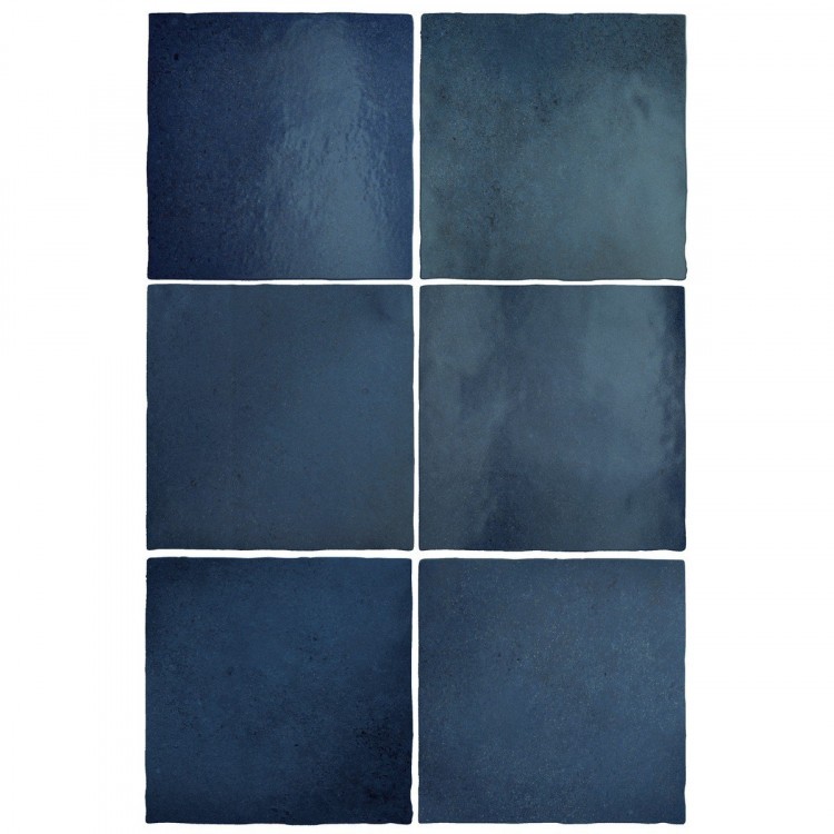 MAGMA Sea Blue 13,2x13,2 cm EQUIPE płytka ceramiczna