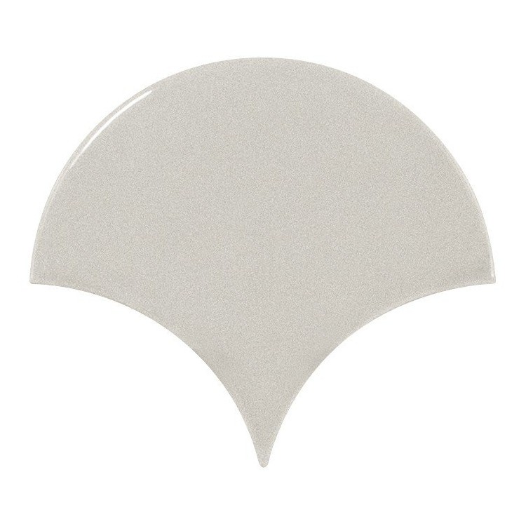 SCALE Fan Light Grey 10,6x12 cm EQUIPE płytka ceramiczna