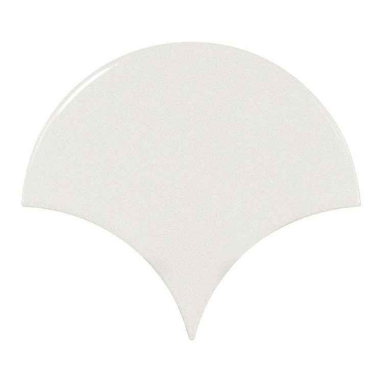 SCALE Fan White 10,6x12 cm EQUIPE płytka ceramiczna