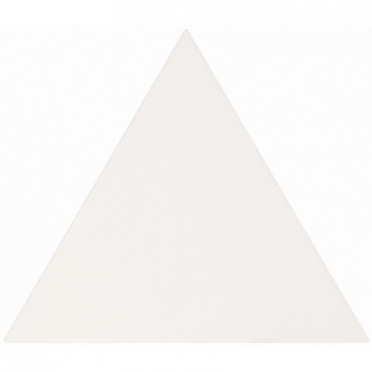 SCALE Triangolo White Matt 10,8x12,4 cm EQUIPE płytka ceramiczna