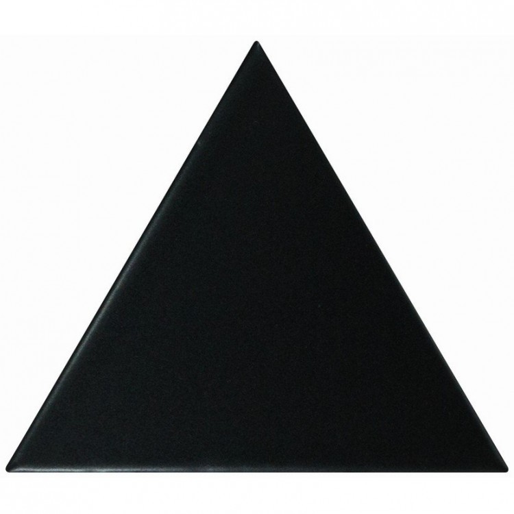 SCALE Triangolo Black Matt 10,8x12,4 cm EQUIPE płytka ceramiczna
