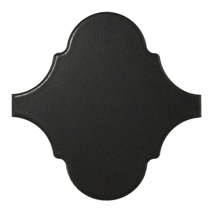 SCALE Alhambra Black Matt 12x12 cm EQUIPE płytka ceramiczna