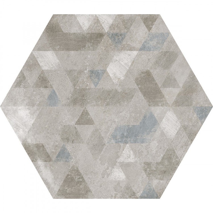 URBAN Hexagon forest silver 29,2x25,4 cm Płytka gresowa EQUIPE