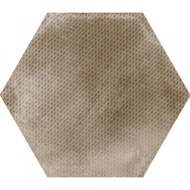 URBAN Hexagon melange nut 29,2x25,4 cm Płytka gresowa EQUIPE