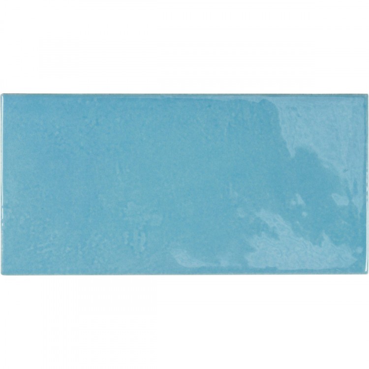 VILLAGE Azure Blue 6,5x13,2 cm EQUIPE płytka ceramiczna