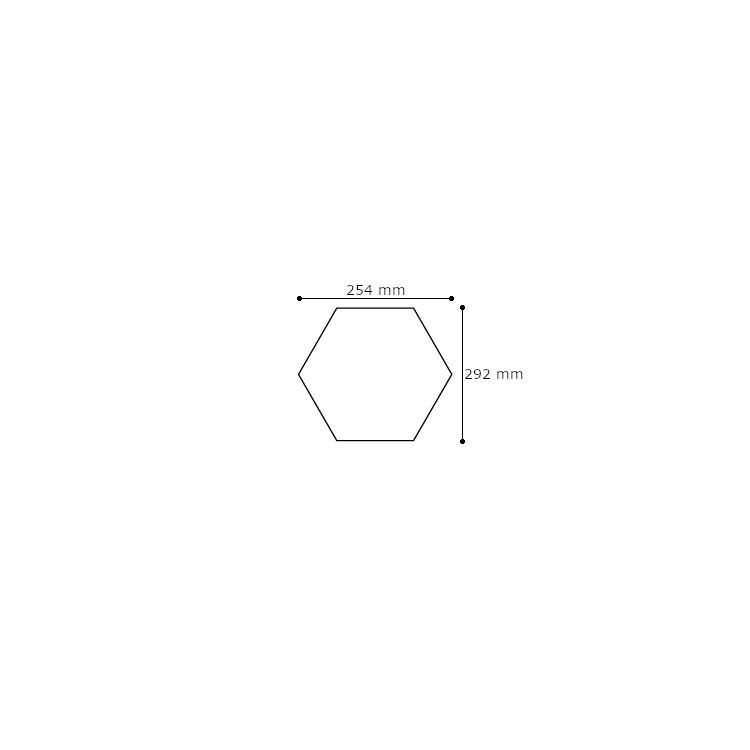 URBAN Hexagon natural 29,2x25,4 cm Płytka gresowa EQUIPE