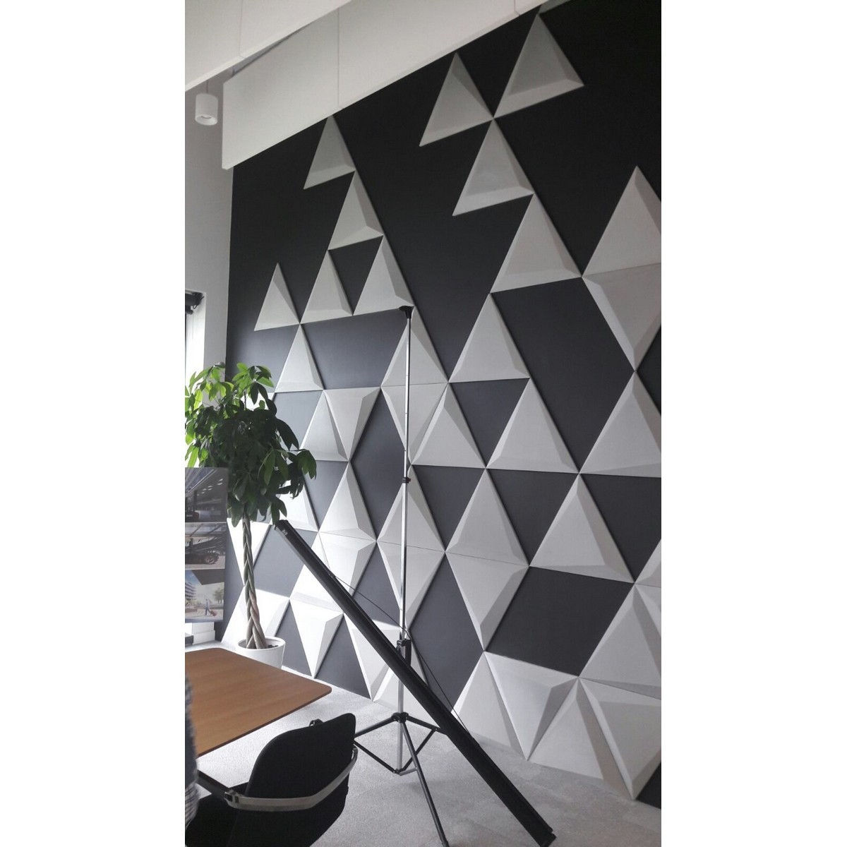 PB 36 TRIANGLE 60x60x3cm - Betonowy panel dekoracyjny 3D VHCT PB 36 TRIANGLE 60x60x3cm - Betonowy panel dekoracyjny 3D VHCT