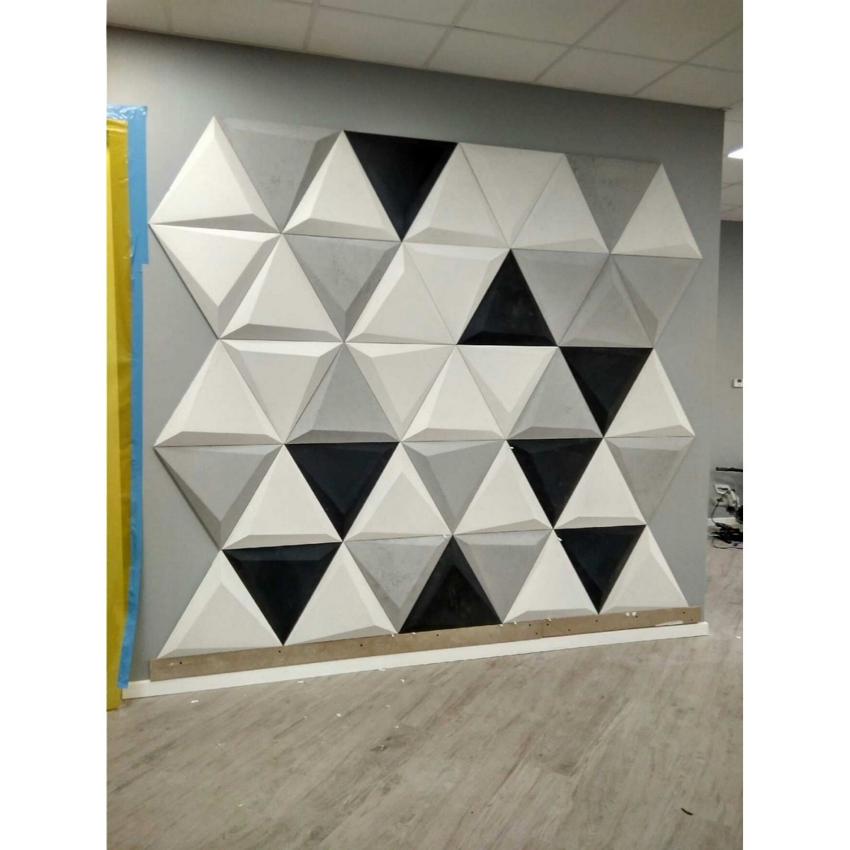 PB 36 TRIANGLE 60x60x3cm - Betonowy panel dekoracyjny 3D VHCT PB 36 TRIANGLE 60x60x3cm - Betonowy panel dekoracyjny 3D VHCT