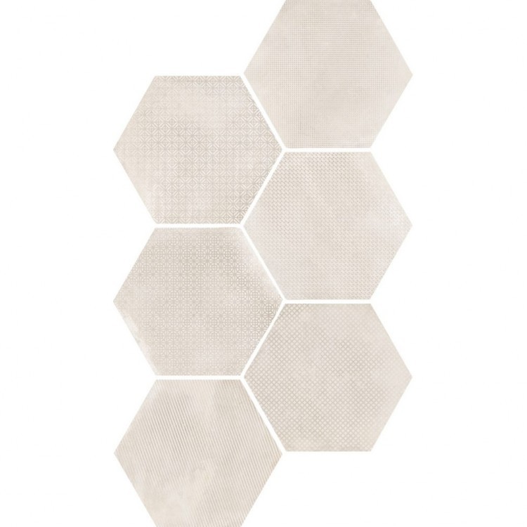 URBAN Hexagon Melange Natural 29,2x25,4 cm EQUIPE płytka gresowa