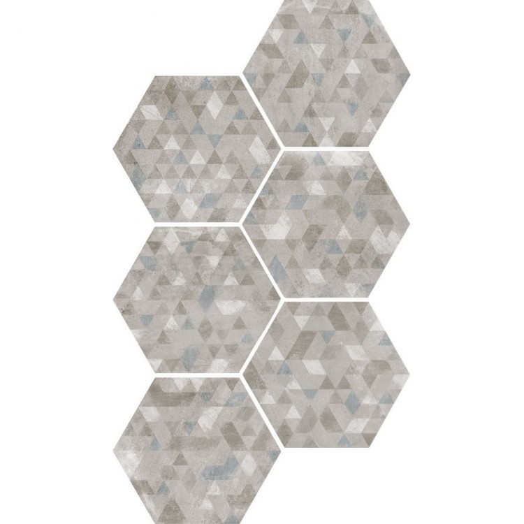 URBAN Hexagon Forest Silver 29,2x25,4 cm EQUIPE płytka gresowa