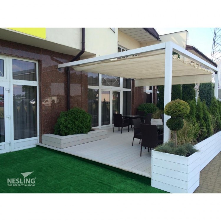 Pergola wolnostojąca aluminiowa Nesling 370 x 500 cm