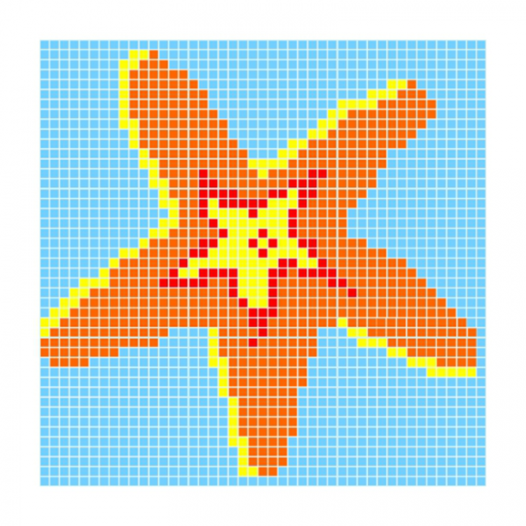 Q Starfish DUNIN mozaika szklana