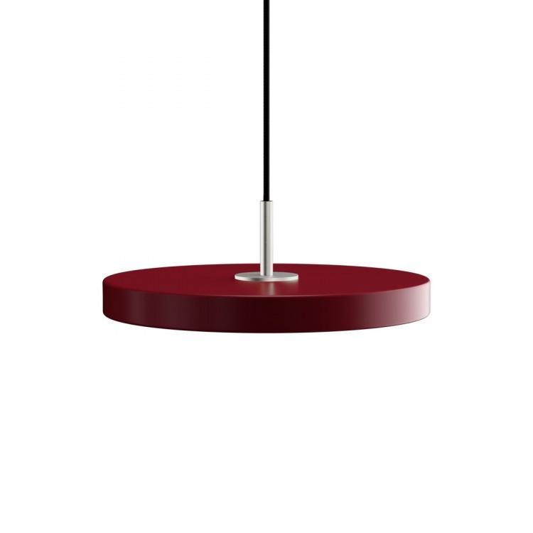 Asteria with steel top Mini ruby red Umage lampa wisząca