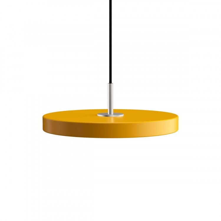 Asteria with steel top Mini saffron yellow Umage lampa wisząca