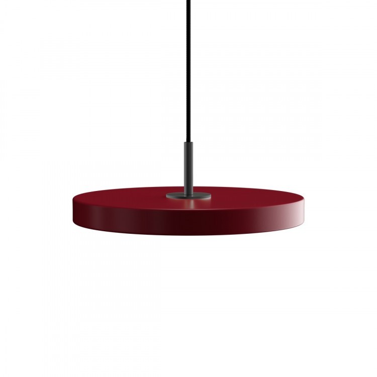 Asteria with black top Mini ruby red Umage lampa wisząca