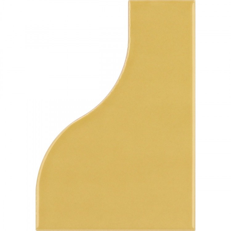 CURVE Yellow brillo 8,3x12 cm EQUIPE płytka ceramiczna