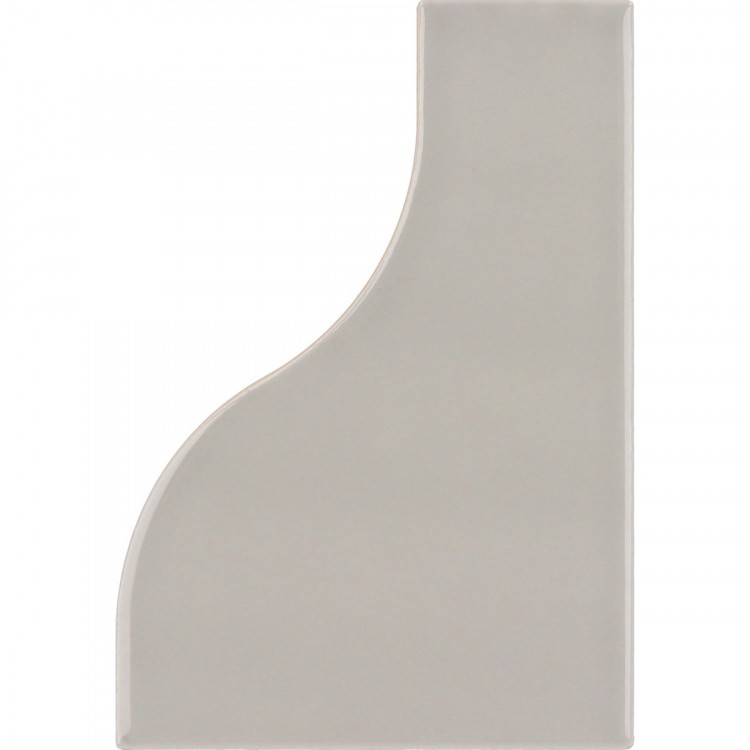 CURVE Grey brillo 8,3x12 cm EQUIPE płytka ceramiczna