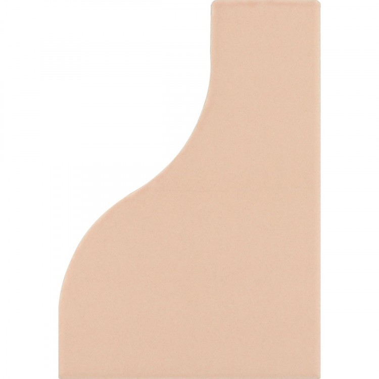 CURVE Pink matt 8,3x12 cm EQUIPE płytka ceramiczna