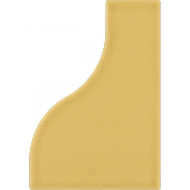 CURVE Yellow matt 8,3x12 cm EQUIPE płytka ceramiczna