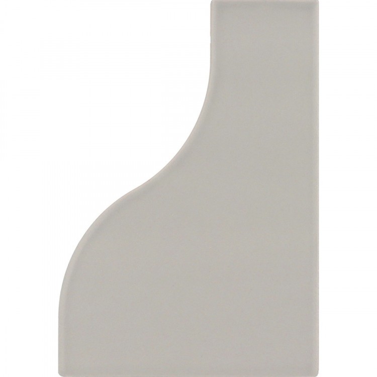 CURVE Grey matt 8,3x12 cm EQUIPE płytka ceramiczna