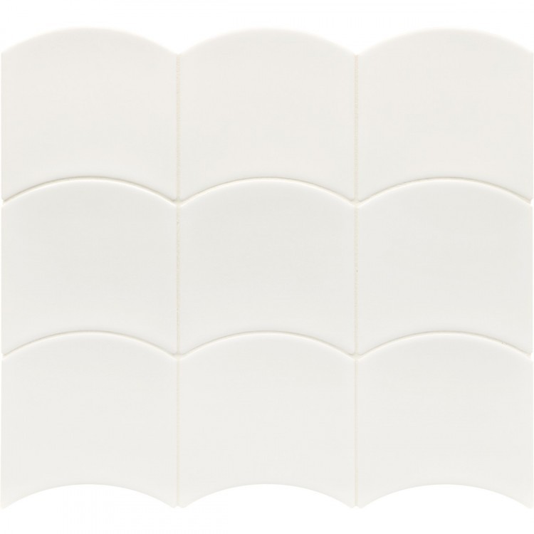 WAVE White brillo 12x12 cm EQUIPE płytka ceramiczna