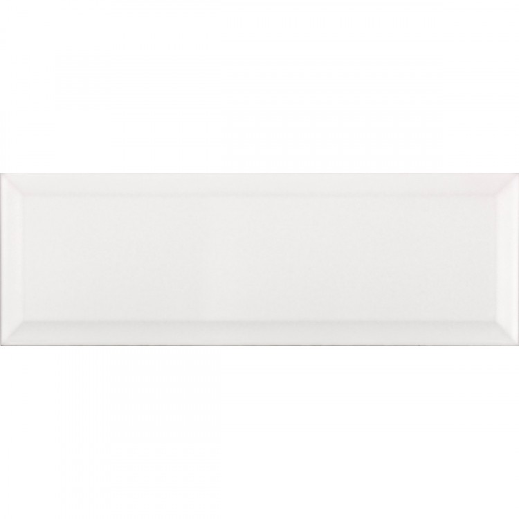 Bevelled Blanco Mate Biselado BX 10x30cm FABRESA płytka ceramiczna