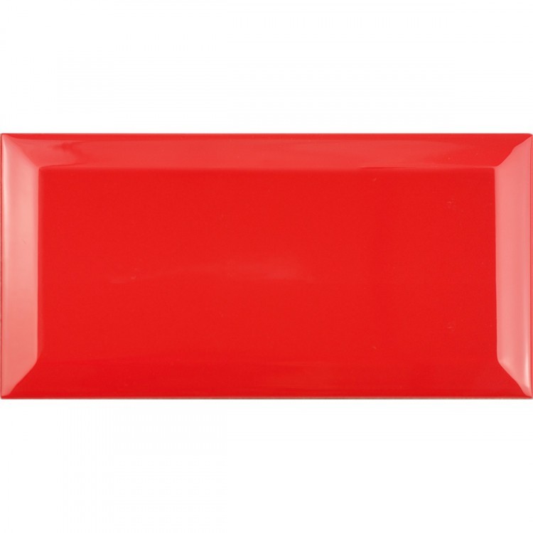 Bevelled Rojo Biselado BX 10x20cm FABRESA płytka ceramiczna