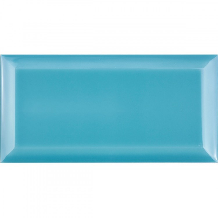 Bevelled Azul Turquesa Biselado BX 10x20cm FABRESA płytka ceramiczna