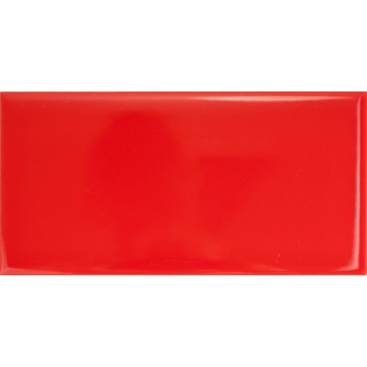 Unicolor Plaqueta Rojo 10x20cm FABRESA płytka ceramiczna