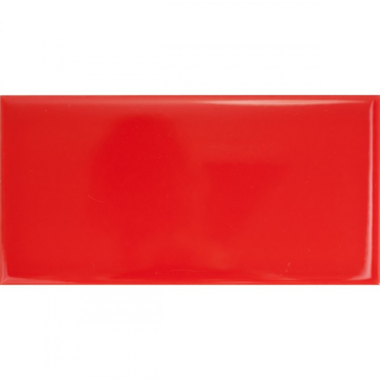 Unicolor Plaqueta Rojo 7,5x15cm FABRESA płytka ceramiczna