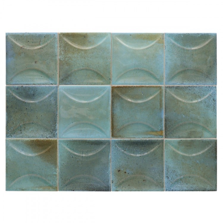 HANOI Arco Sky Blue 10x10 cm EQUIPE płytka ceramiczna