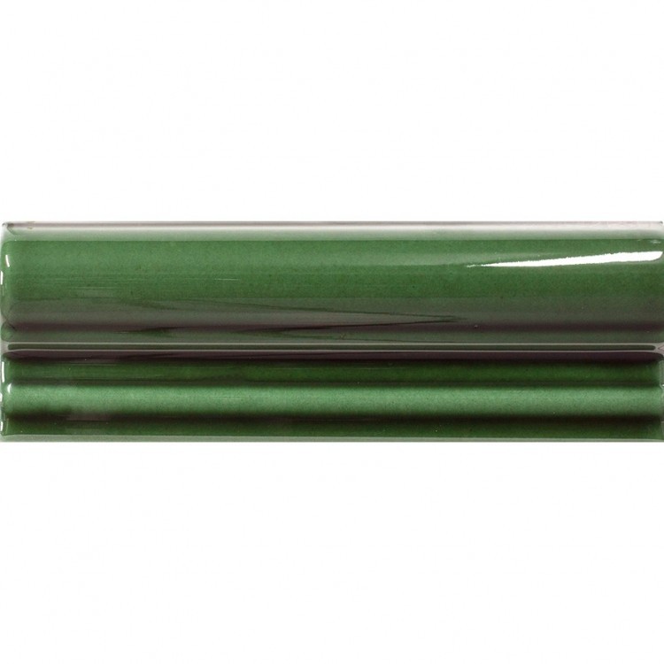 Capsule Moldura Verde Cristal 5x15cm FABRESA płytka ceramiczna