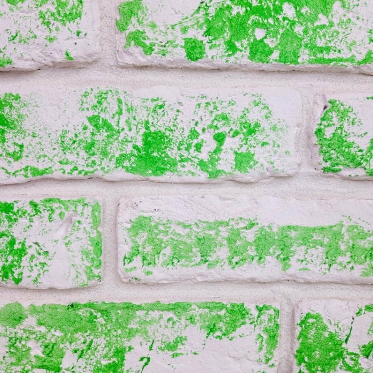 Płytka pastelowa zielona bielona ELKAMINO DOM cegła dekoracyjna