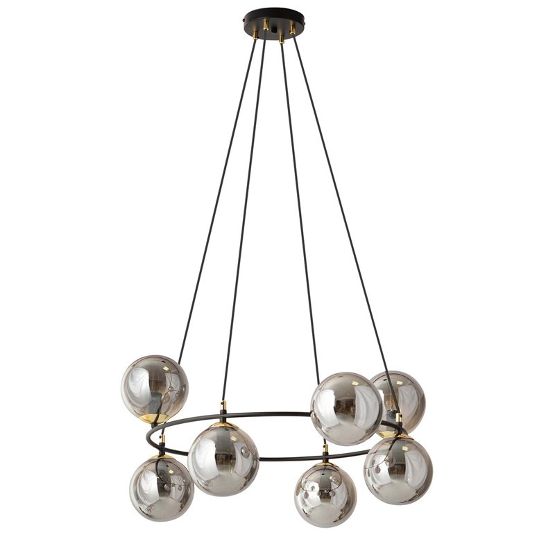 AZURA 8 BL GRAFIT EMIBIG Lampa wisząca AZURA 8 BL GRAFIT EMIBIG Lampa wisząca