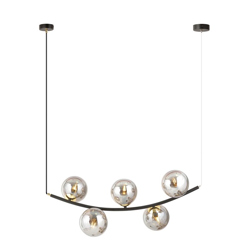 RITZ 5 BL GRAFIT EMIBIG Lampa wisząca RITZ 5 BL GRAFIT EMIBIG Lampa wisząca