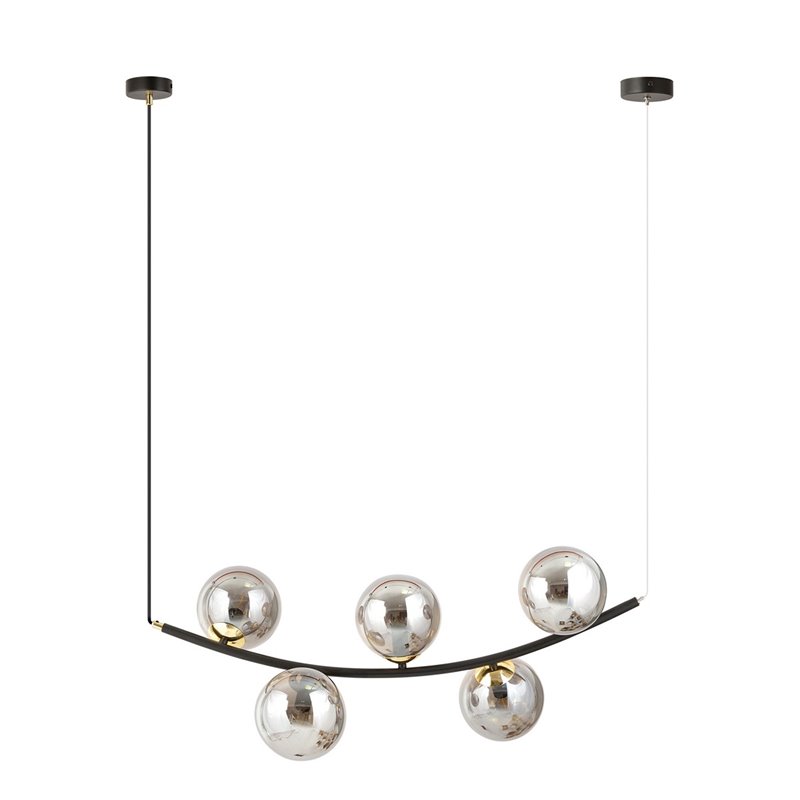 RITZ 5 BL GRAFIT EMIBIG Lampa wisząca RITZ 5 BL GRAFIT EMIBIG Lampa wisząca
