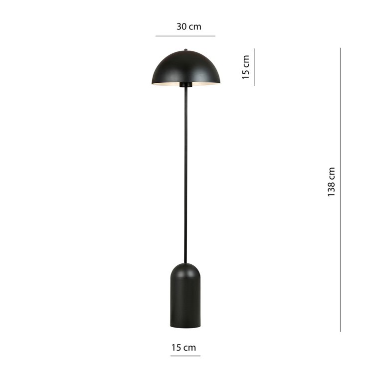 KAVA LP1 BLACK EMIBIG Lampa podłogowa