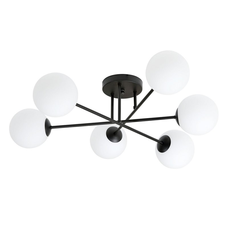 ROMA 6 BL OPAL EMIBIG Lampa sufitowa ROMA 6 BL OPAL EMIBIG Lampa sufitowa