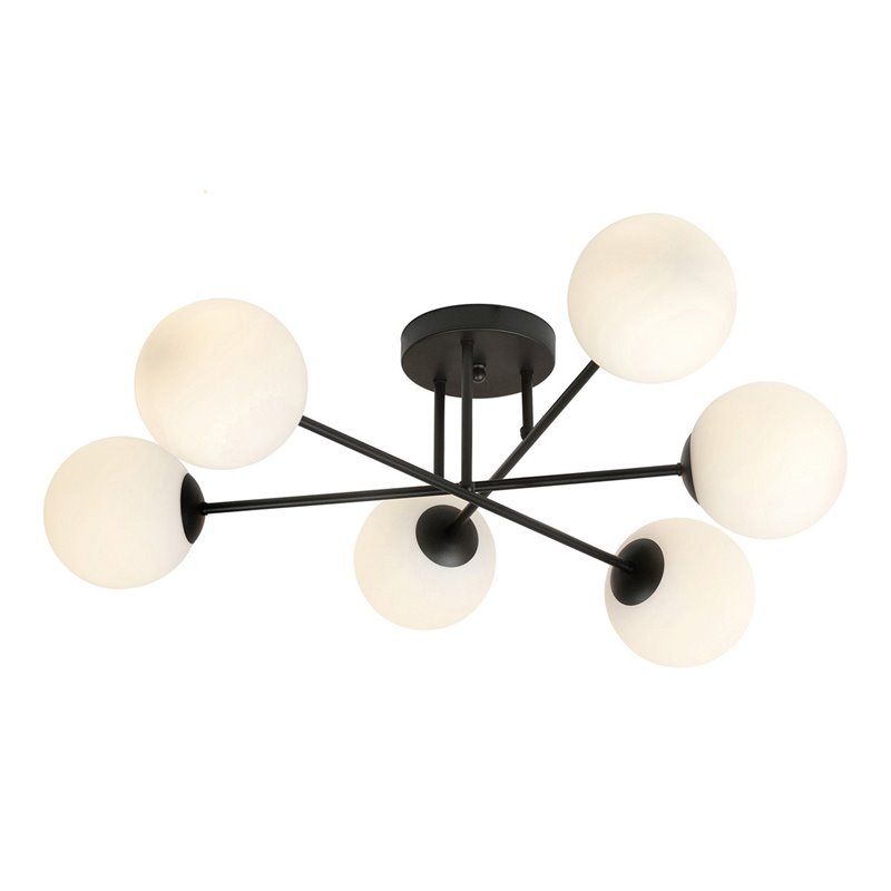 ROMA 6 BL OPAL EMIBIG Lampa sufitowa ROMA 6 BL OPAL EMIBIG Lampa sufitowa