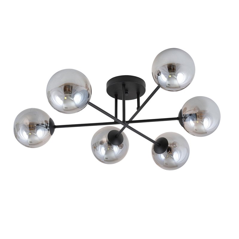 ROMA 6 BL GRAFIT EMIBIG Lampa sufitowa ROMA 6 BL GRAFIT EMIBIG Lampa sufitowa