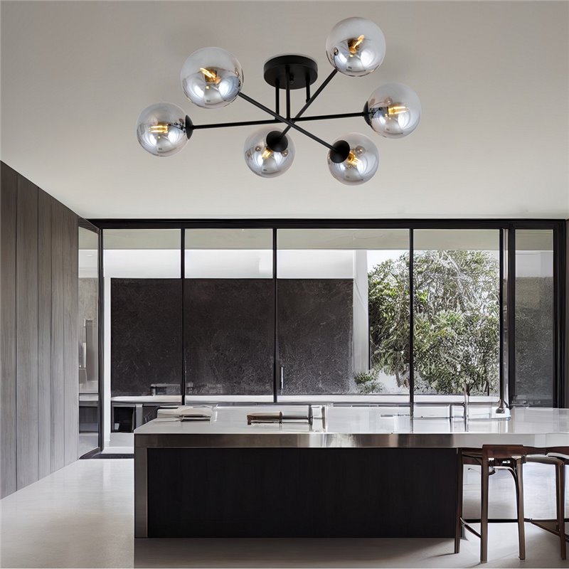 ROMA 6 BL GRAFIT EMIBIG Lampa sufitowa ROMA 6 BL GRAFIT EMIBIG Lampa sufitowa