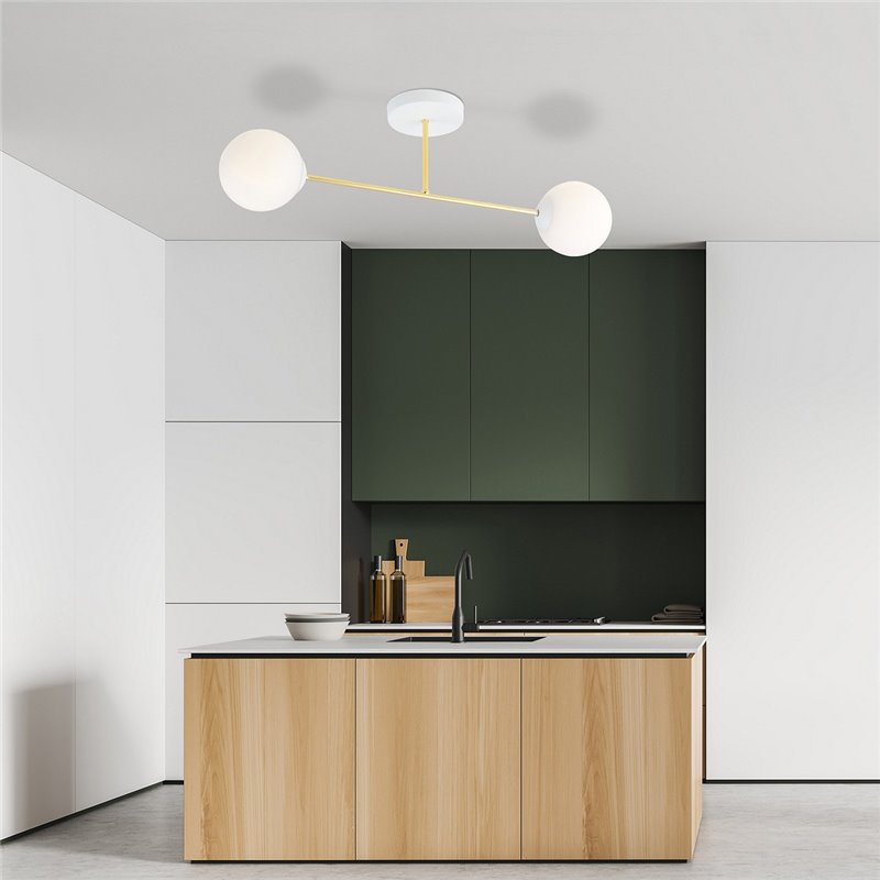MAGNUM 2 WH OPAL EMIBIG Lampa sufitowa MAGNUM 2 WH OPAL EMIBIG Lampa sufitowa