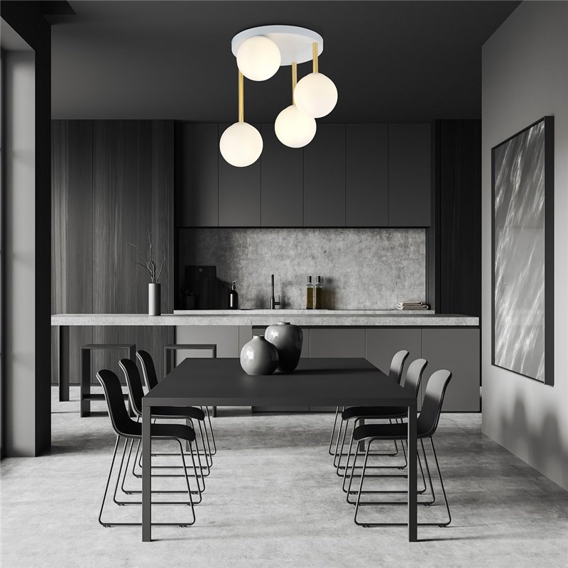 DOLCE 4 WH OPAL EMIBIG Lampa sufitowa DOLCE 4 WH OPAL EMIBIG Lampa sufitowa