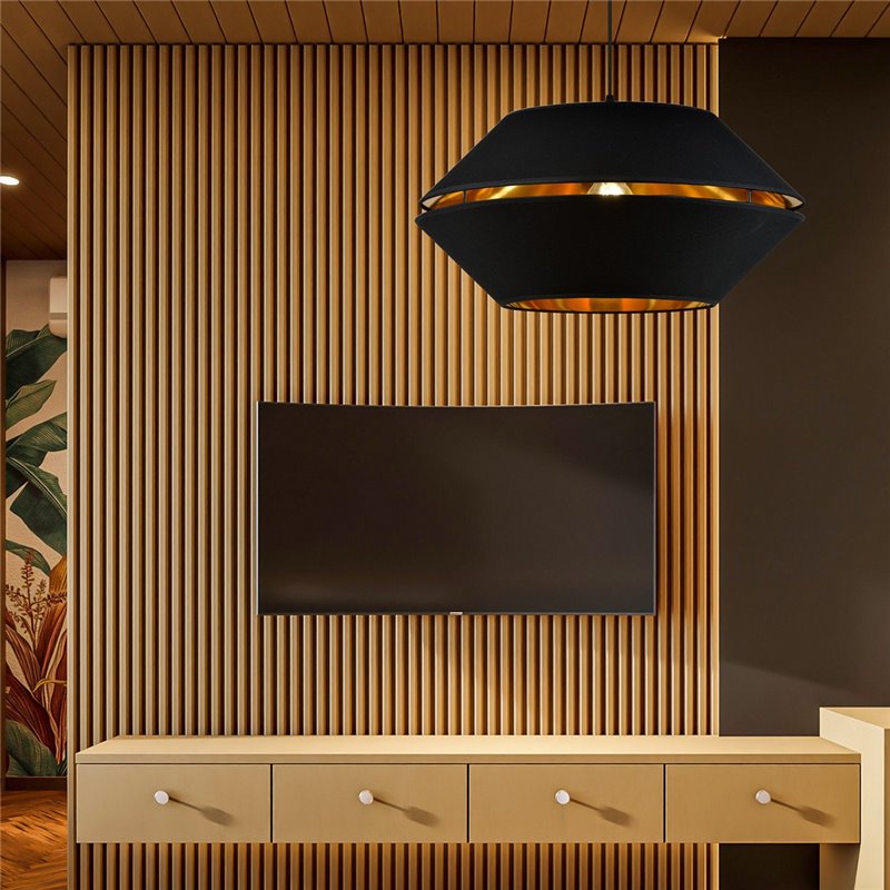 PIANO 1 BLACK/GOLD EMIBIG Lampa wisząca PIANO 1 BLACK/GOLD EMIBIG Lampa wisząca