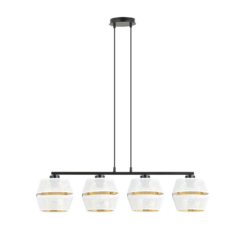 MALIA 4 WHITE/GOLD EMIBIG Lampa wisząca MALIA 4 WHITE/GOLD EMIBIG Lampa wisząca