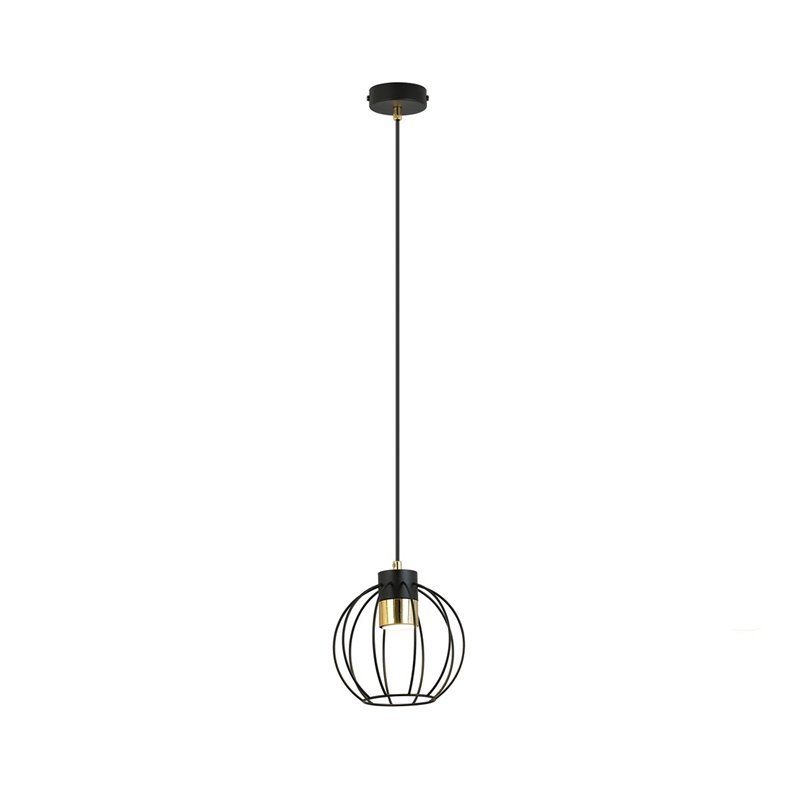 AJAX 1 BLACK/GOLD EMIBIG Lampa wisząca AJAX 1 BLACK/GOLD EMIBIG Lampa wisząca