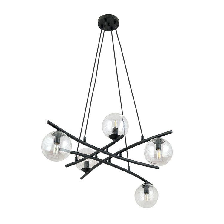 ESSA 5 TRANSPARENT EMIBIG Lampa wisząca