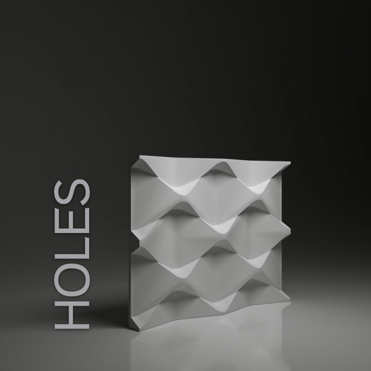 Holes DUNES panel ścienny 3D