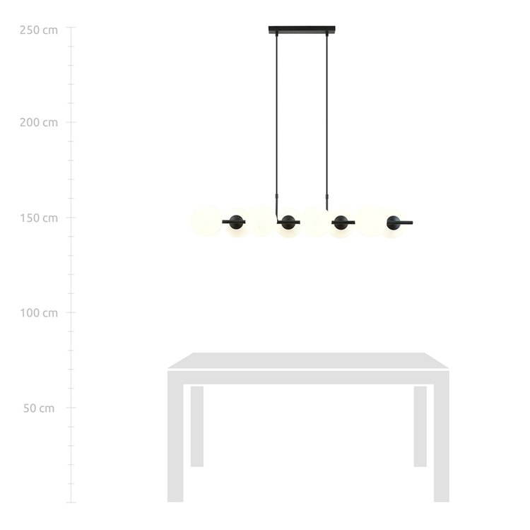 RORY 8 OPAL EMIBIG Lampa wisząca